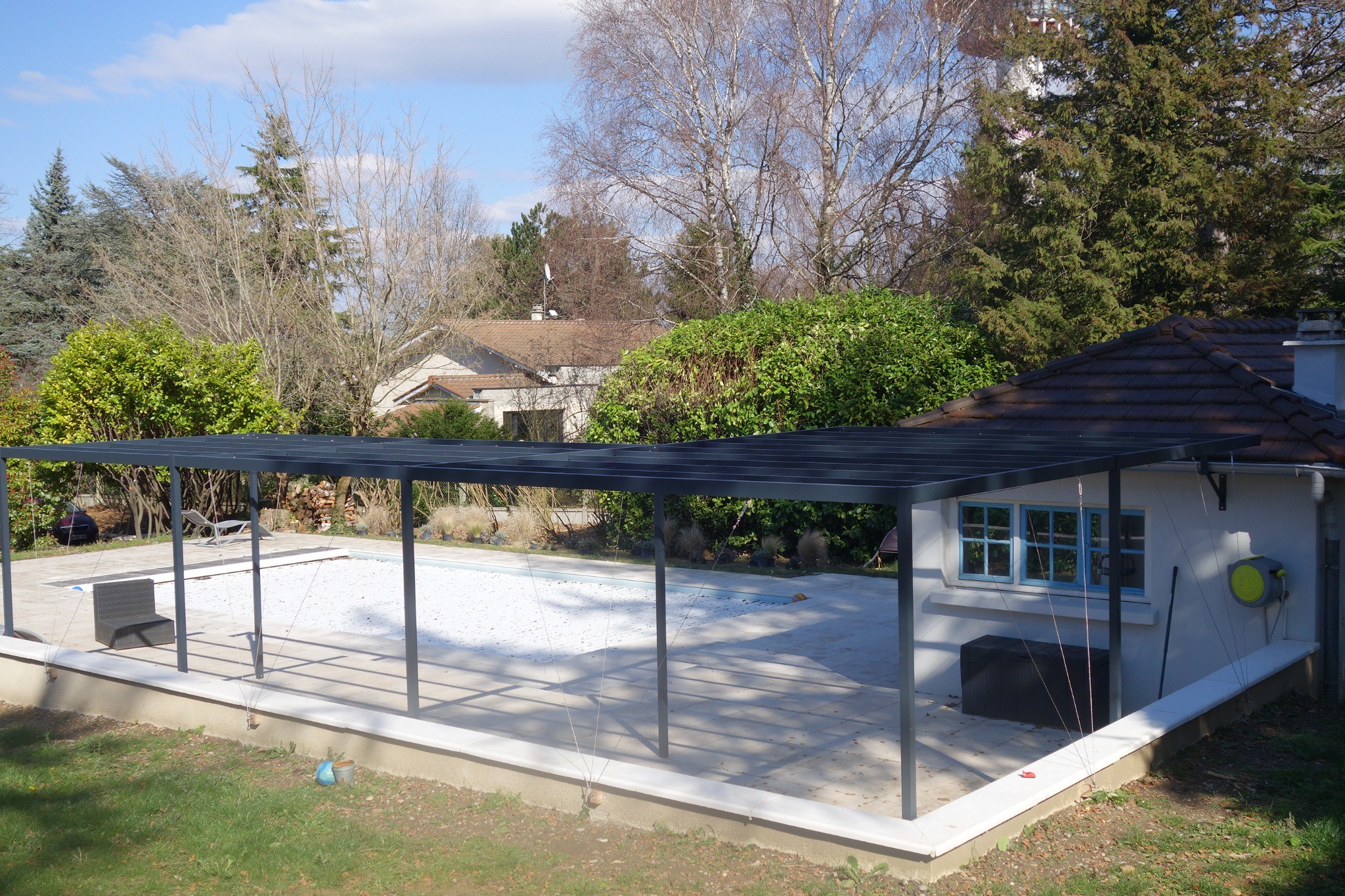 Réalisation de structure végétalisée sur toiture-terrasse